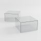 ES-C-02 kubik akrylowy transparentny lub biały
